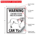 Dogue de Bordeaux! Make It To Fence or Door Signs (9" x 12")-2