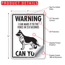 German Shepherd! Make It To Fence or Door Signs (9" x 12")-4