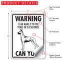 Great Dane! Make It To Fence or Door Signs (9" x 12")-4