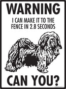 Havanese - Warning! Fence Sign