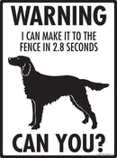 Irish Setter Make It To Fence or Door Signs (9" x 12")-2