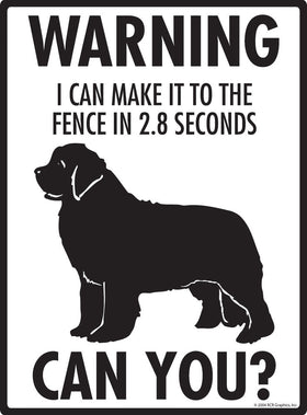 Newfoundland Make It To Fence or Door Signs (9" x 12") - 0