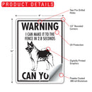 Norwegian Elkhound! Make It To Fence or Door Sign (9" x 12")-4