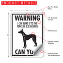 Pharaoh Hound! Make It To Fence or Door Signs (9" x 12")-4