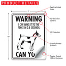 Rat Terrier! Make It To Fence or Door Signs (9" x 12")-4