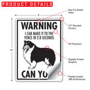 Shetland Sheepdog (Sheltie)! Make It To Fence or Door Signs (9" x 12")-4