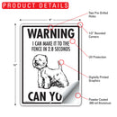 Westie! Make It To Fence or Door Signs (9" x 12")-4