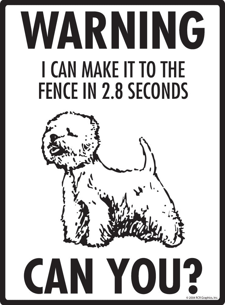Westie - Warning! Fence Sign