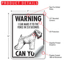 Wheaten Terrier! Make It To Fence or Door Signs (9" x 12")-4