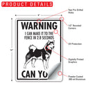 Alaskan Malamute! Make It To Fence or Door Signs (9" x 12")-4
