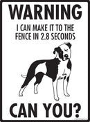 American Bulldog Make It To Fence or Door Signs (9" x 12")-2