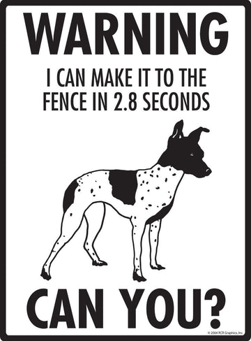 Catahoula - Warning! Fence Sign