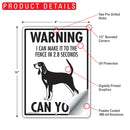 Black and Tan Coonhound! Make It To Fence or Door Signs (9" x 12")-4