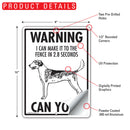 American Foxhound! Make It To Fence or Door Signs (9" x 12")-4