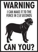 Presa Canario Make It To Fence or Door Signs (9" x 12")-2