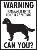 American Water Spaniel - Warning! Fence Sign
