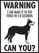 Beauceron - Warning! Fence Sign