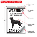 Curly-Coated Retriever! Make It To Fence or Door Signs (9" x 12")-4