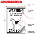 English Foxhound! Make It To Fence or Door Signs (9" x 12")-4