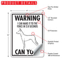 German Pinscher! Make It To Fence or Door Signs (9" x 12")-4