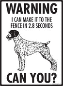 German Wirehaired Pointer Make It To Fence or Door Signs (9" x 12")-2
