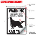 Gordon Setter! Make It To Fence or Door Signs (9" x 12")-4