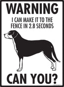 Greater Swiss Mountain Dog Make It To Fence or Door Signs (9" x 12")-2