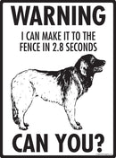 Leonberger Make It To Fence or Door Signs (9" x 12")-2