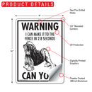 Lowchen! Make It To Fence or Door Signs (9" x 12")-4