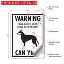Manchester Terrier! Make It To Fence or Door Signs (9" x 12")-4