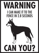 Manchester Terrier Make It To Fence or Door Signs (9" x 12")-2