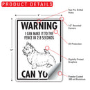 Norwich Terrier! Make It To Fence or Door Signs (9" x 12")-4