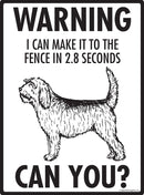 Otterhound Make It To Fence or Door Signs (9" x 12")-2