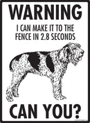 Spinone Italiano Make It To Fence or Door Signs (9" x 12")-2