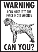 Wirehaired Pointing Griffon Make It To Fence or Door Signs (9" x 12")-2