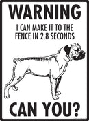 Boerboel - Warning! Fence Sign