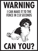 Shih-Poo Make It To Fence or Door Signs (9" x 12")-2