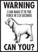 Boykin Spaniel - Warning! Fence Sign