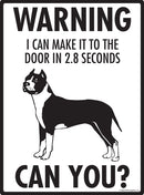American Staffordshire Terrier! Make It To Fence or Door Signs-2