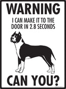 American Staffordshire Terrier Make It To Fence or Door Signs-3