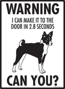 Basenji Make It To Fence or Door Signs (9" x 12")-3