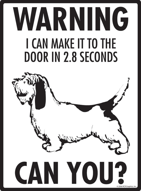 Basset Griffon Make It To Fence or Door Signs (9" x 12")