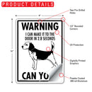 Beagle! Make It To Fence or Door Signs (9" x 12")-5