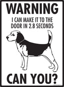 Beagle Make It To Fence or Door Signs (9" x 12")-3