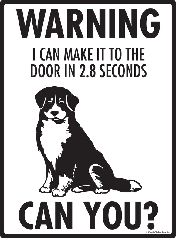 Bernese Mountain Dog! Make It To Fence or Door Signs (9" x 12")