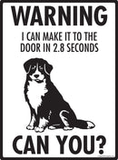 Bernese Mountain Dog Make It To Fence or Door Signs (9" x 12")-3