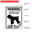 Black Russian Terrier! Make It To Fence or Door Signs (9" x 12")-5