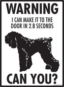 Black Russian Terrier! Make It To Fence or Door Signs (9" x 12")-2