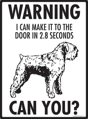 Bouvier des Flandres! Make It To Fence or Door Signs (9" x 12") - 0