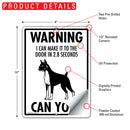 Boxer! Make It To Fence or Door Signs (9" x 12")-5
